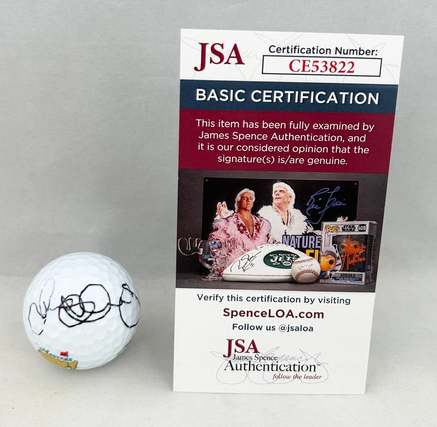 Rory McIlroy Signed Masters Golf Ball JSA COA