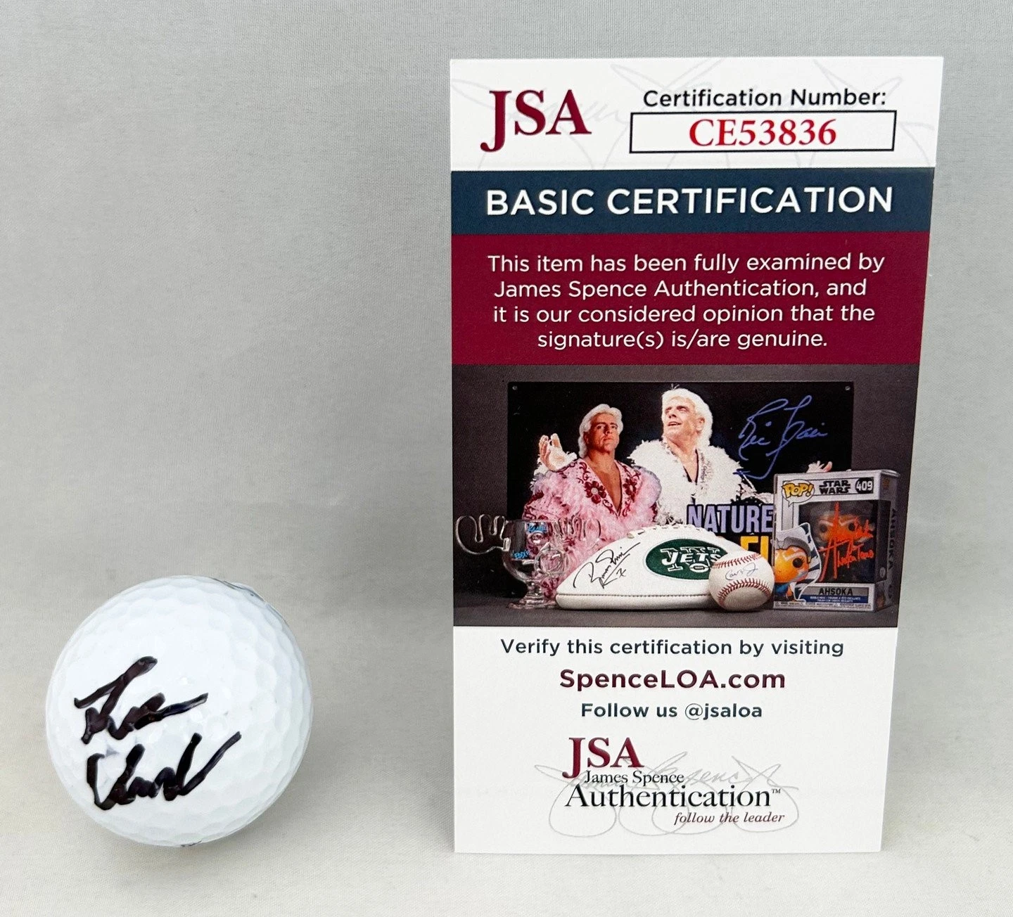 Luke Clanton Signed Golf Ball JSA COA