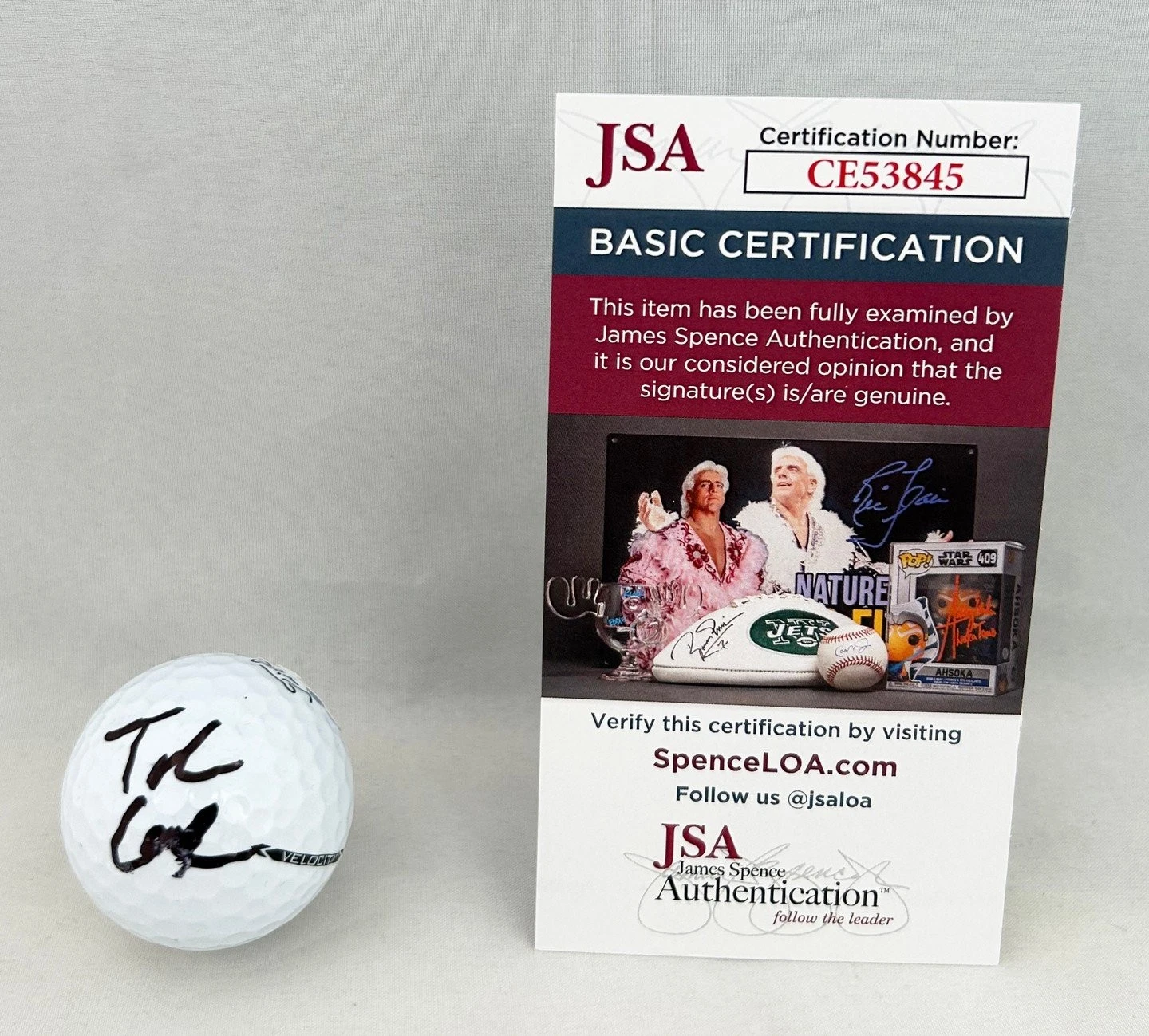 Talor Gooch Signed Golf Ball JSA COA