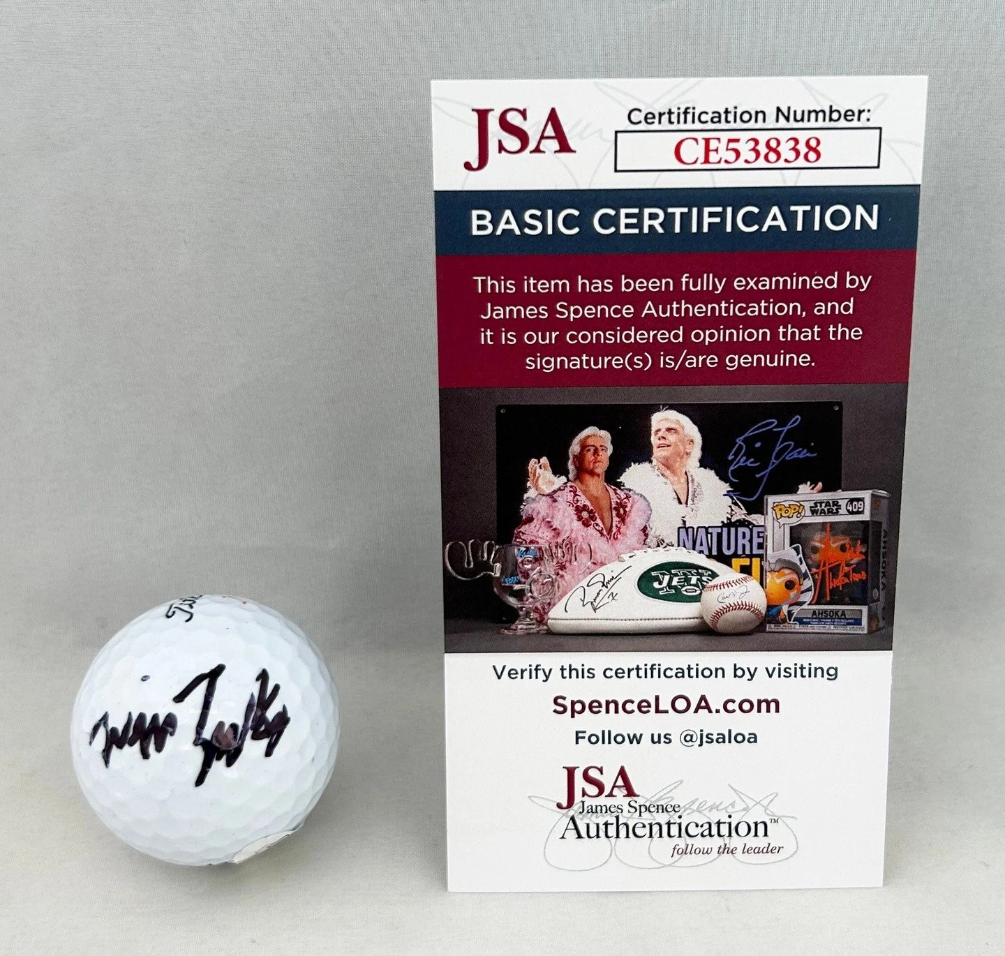 Will Zalatoris Signed Golf Ball JSA COA