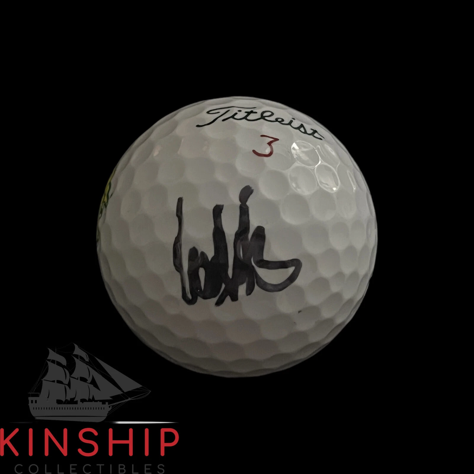 Ludvig Aberg signed Masters Logo Golf Ball JSA COA PGA Star Auto A3699