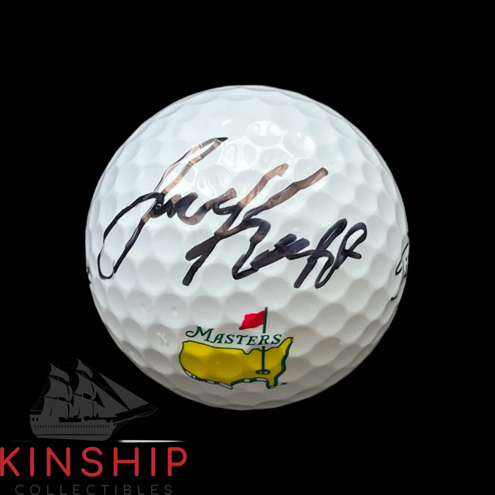 Jake Knapp signed Masters Logo Golf Ball JSA COA PGA Star Auto A3716