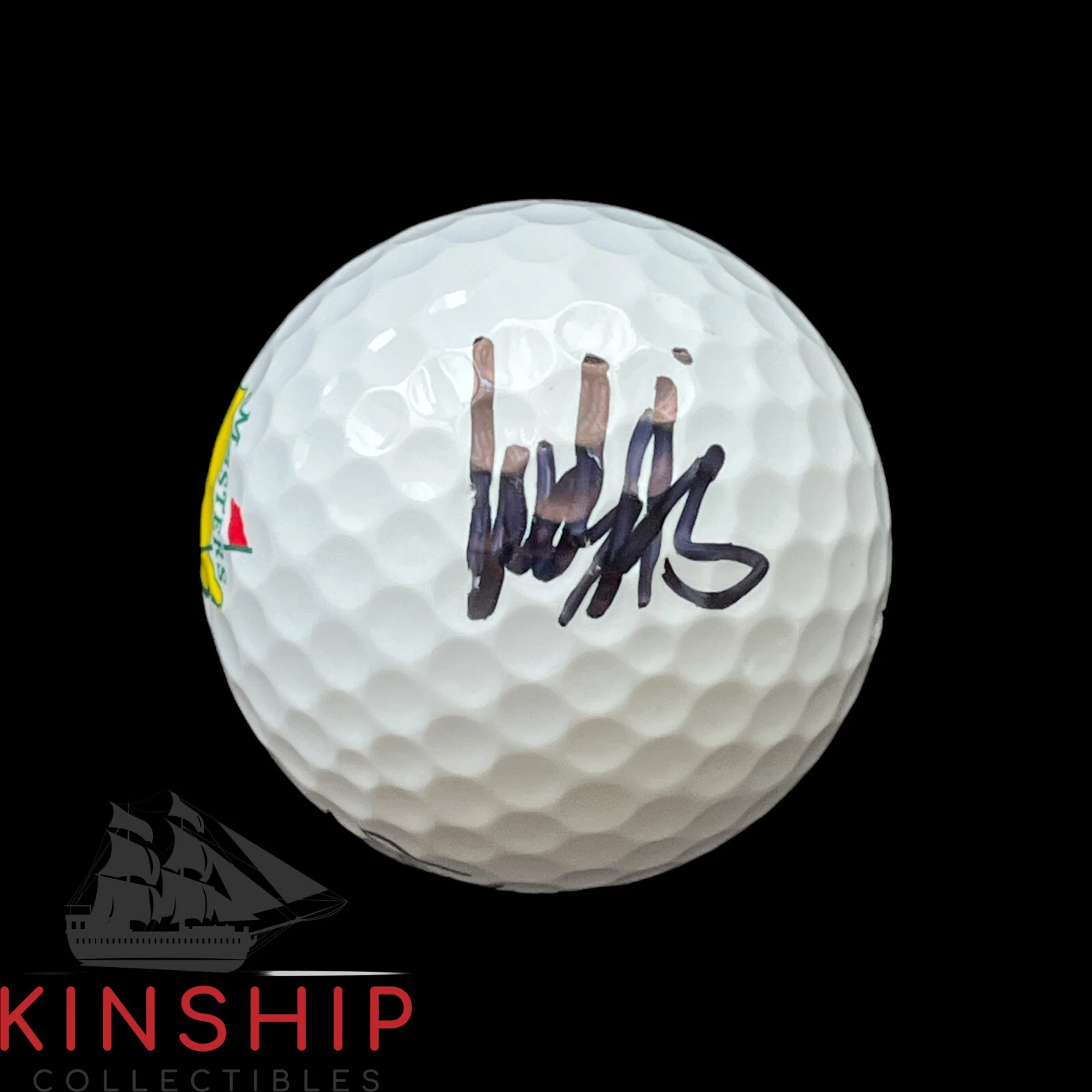 Ludvig Aberg signed Masters Logo Golf Ball JSA COA PGA Star Auto A3709