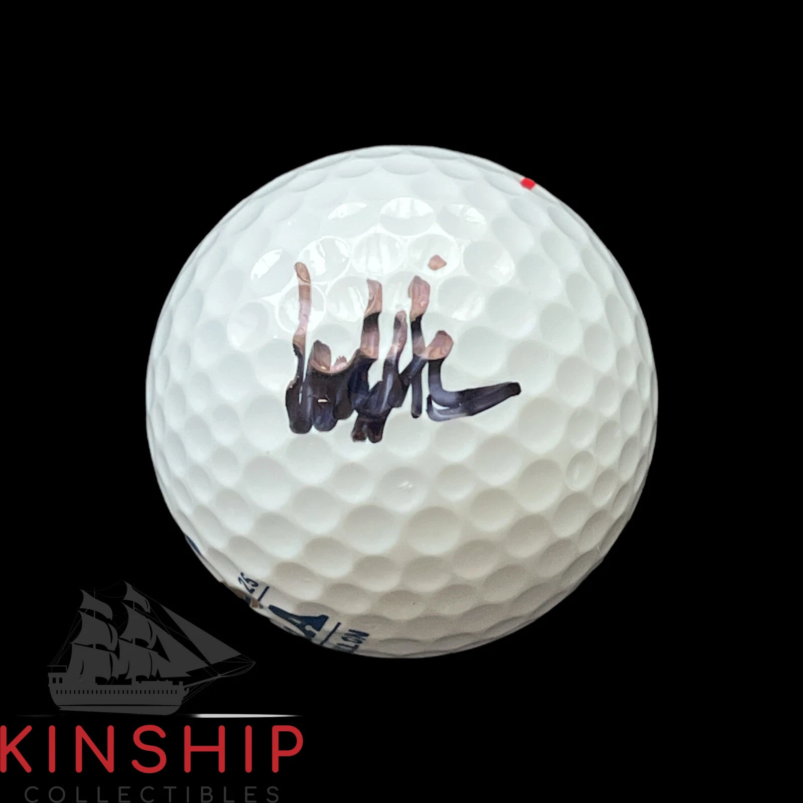 Ludvig Aberg signed 2025 PGA Championship Golf Ball JSA COA Auto 3710