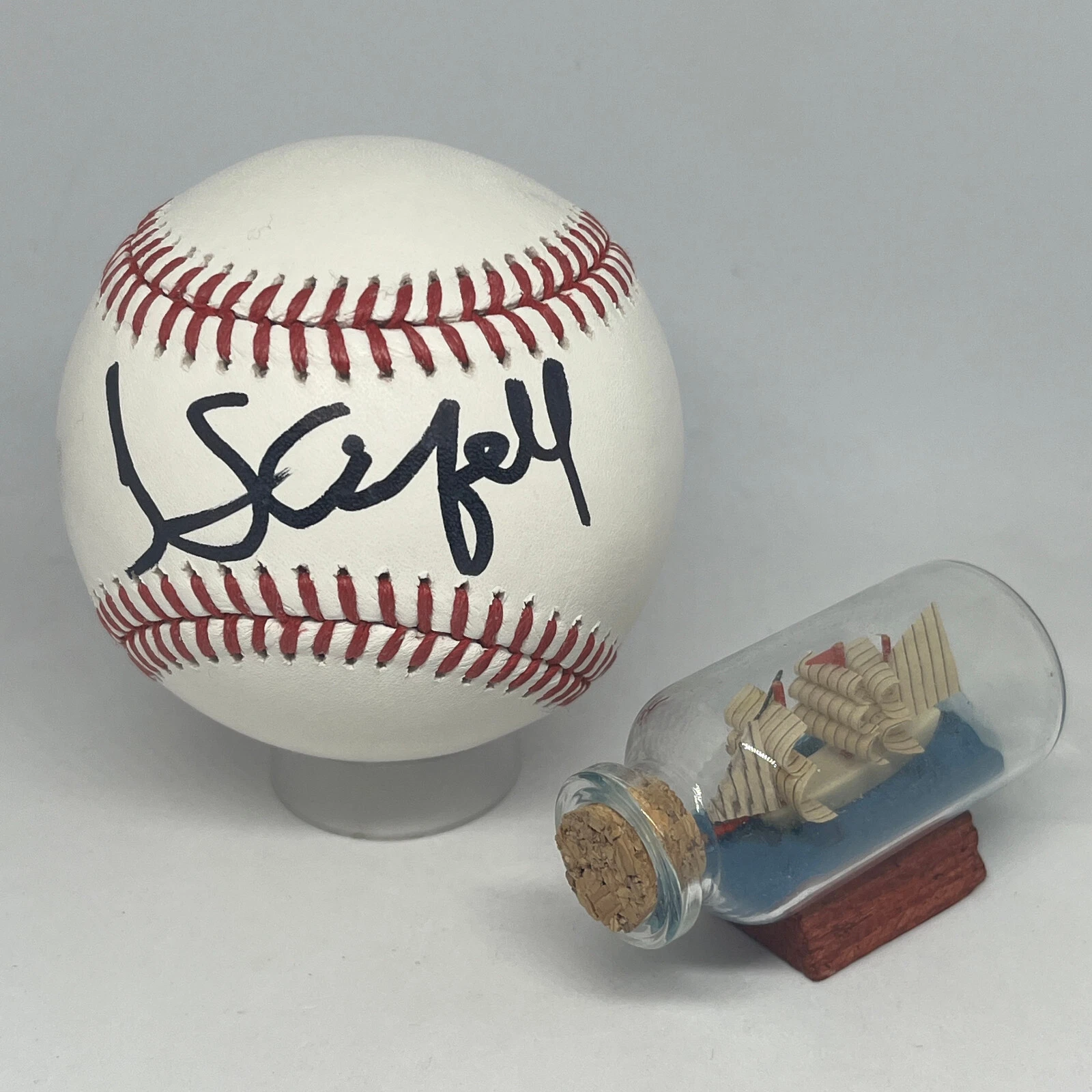 Jerry Seinfeld signed Rawlings OML Baseball JSA COA Comedian Actor Auto A3766