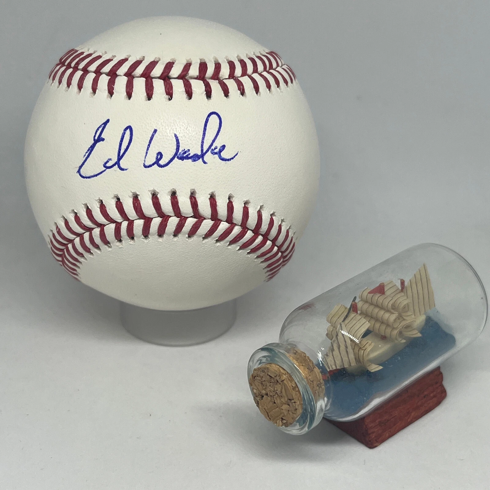 Ed Wade signed Rawlings OML Baseball JSA COA Astros Phillies WOF GM Auto A3748
