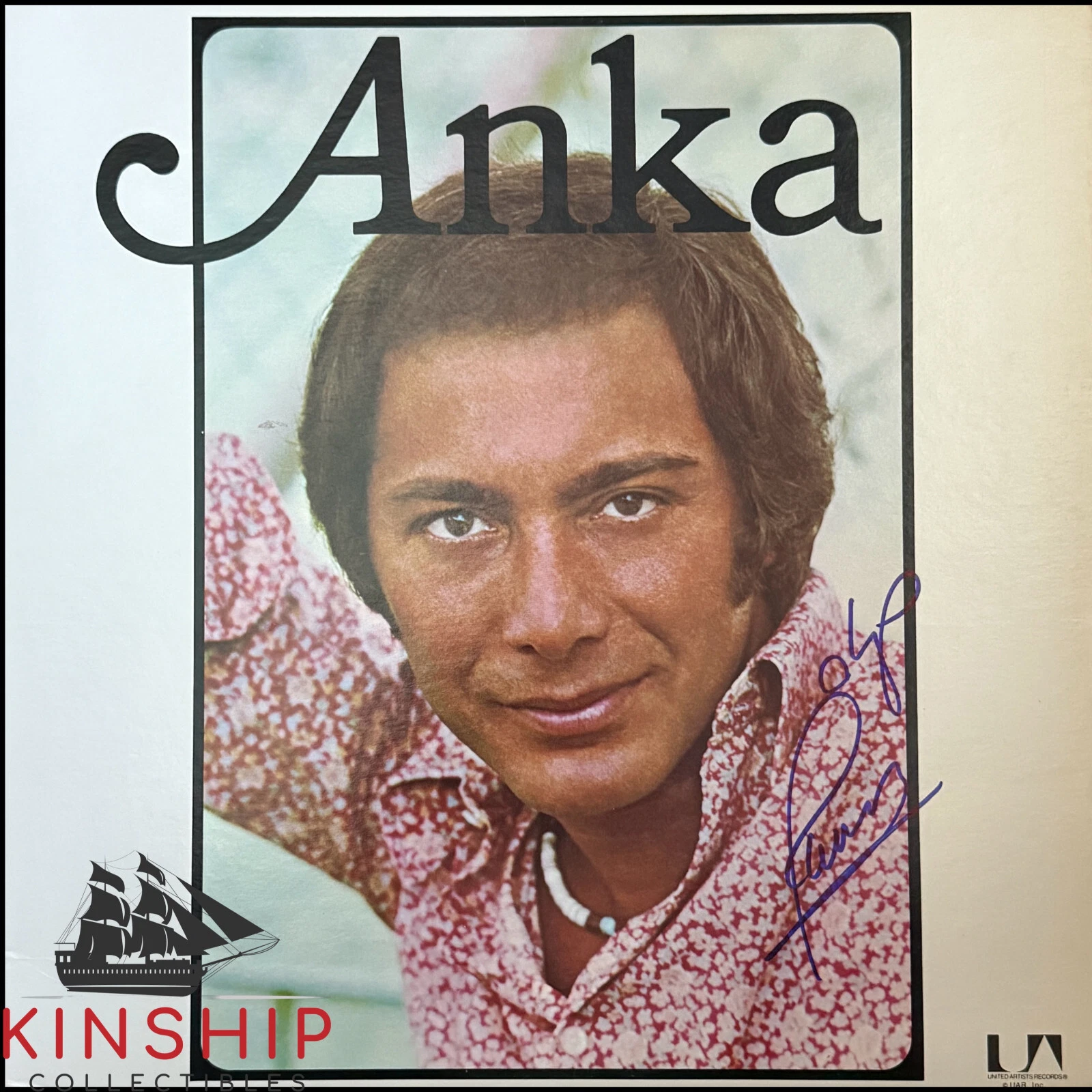 Paul Anka signed Vinyl Record Album JSA COA Music Auto Z2191