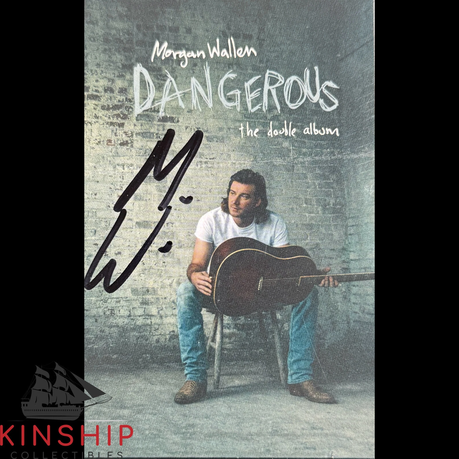 Morgan Wallen signed Dangerous Cassette Package JSA COA Country Music Auto Z2200