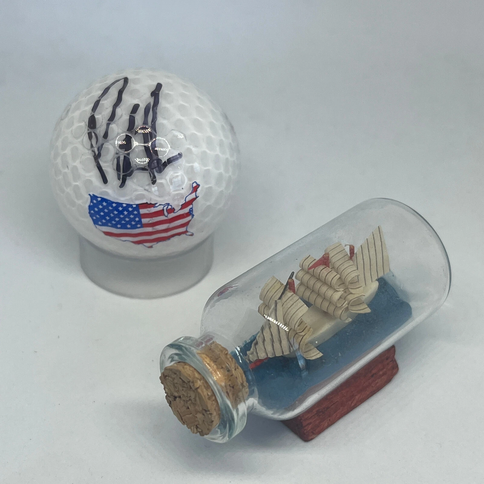 Patrick Reed signed USA Flag Logo Golf Ball JSA COA PGA Masters Winner A1054