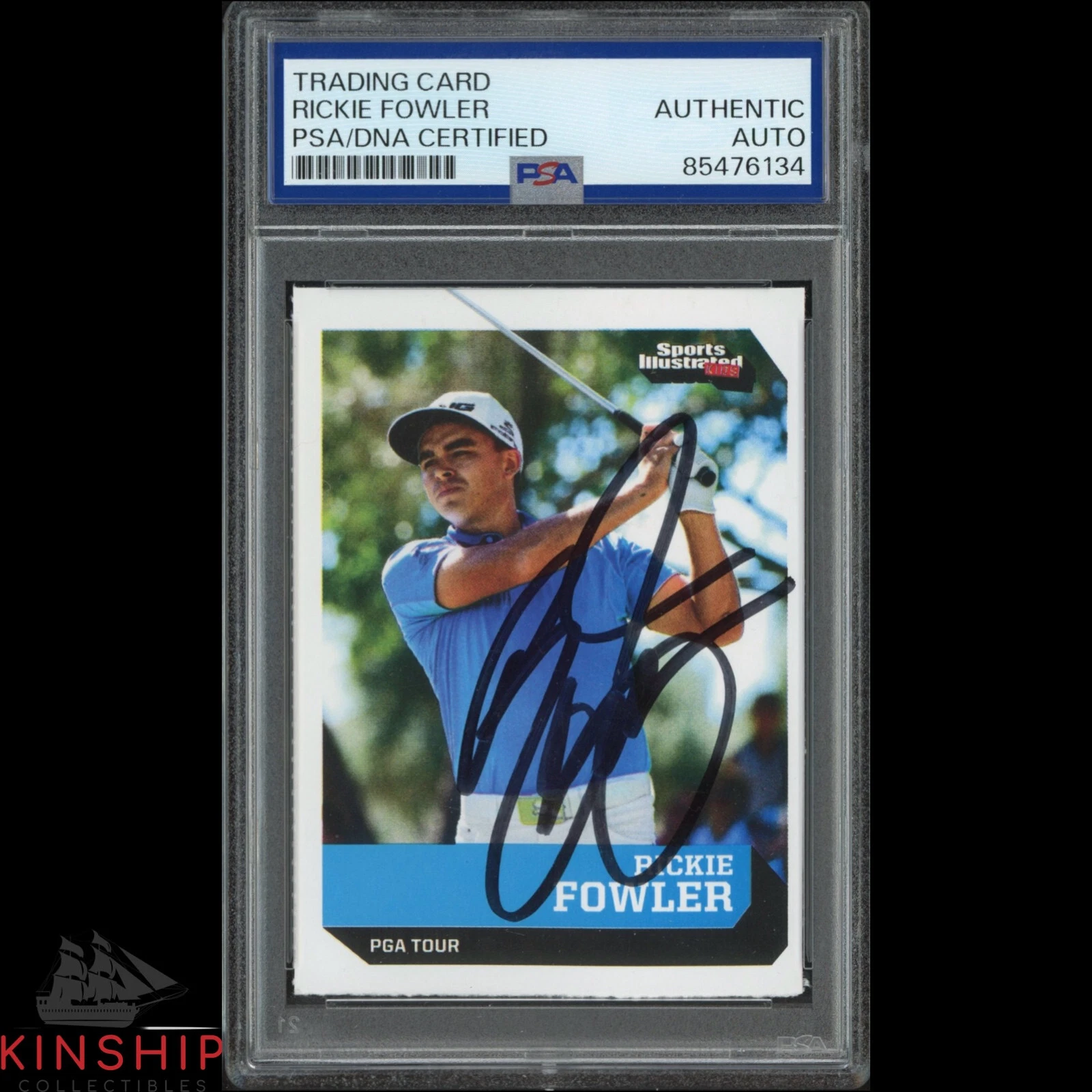 Rickie Fowler signed 2016 Sports Illustrated Card PSA DNA PGA Masters Auto C4336