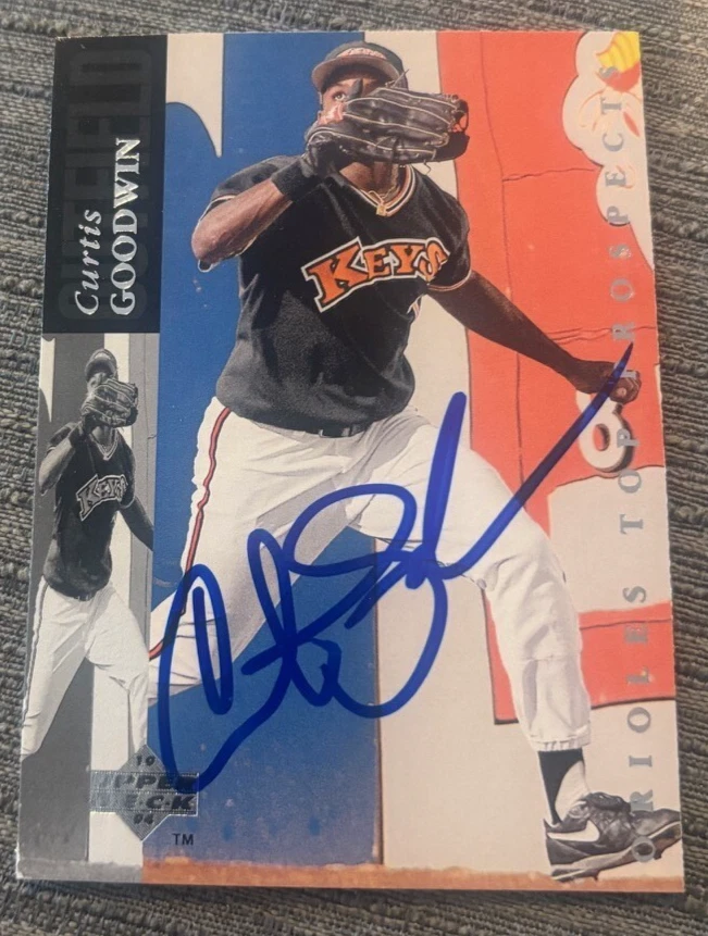 1994 Upper Deck Minor League #32 Curtis Goodwin signed autographed card Orioles