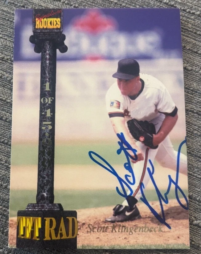 1994 Signature Rookies Scott Klingenbeck signed autographed card IN PERSON