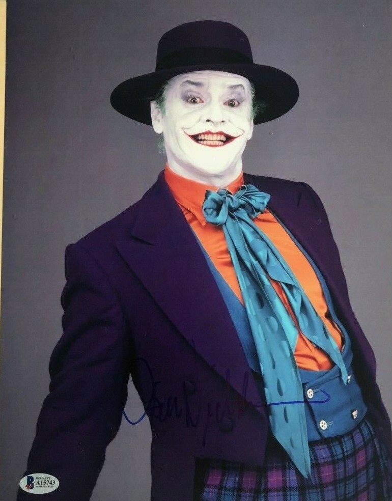 Jack Nicholson signed autographed 11x14 Photo Batman BECKETT COA RARE