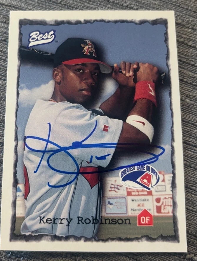Kerry Robinson 1997 Best Signed Autographed Sports MiLB Trading Card Devil Rays