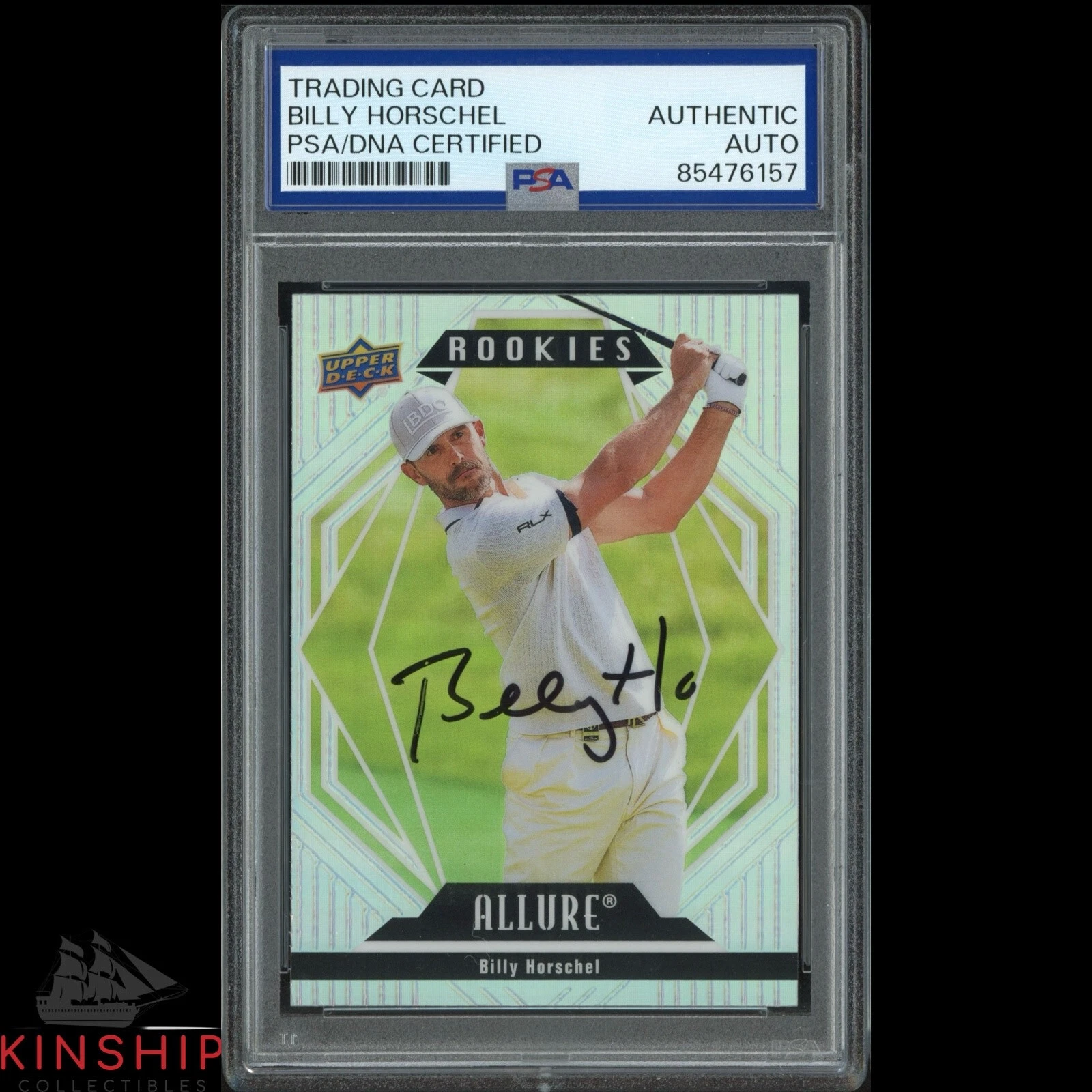 Billy Horschel signed 2024 Upper Deck Allure Card PSA DNA Slab Golf C4372