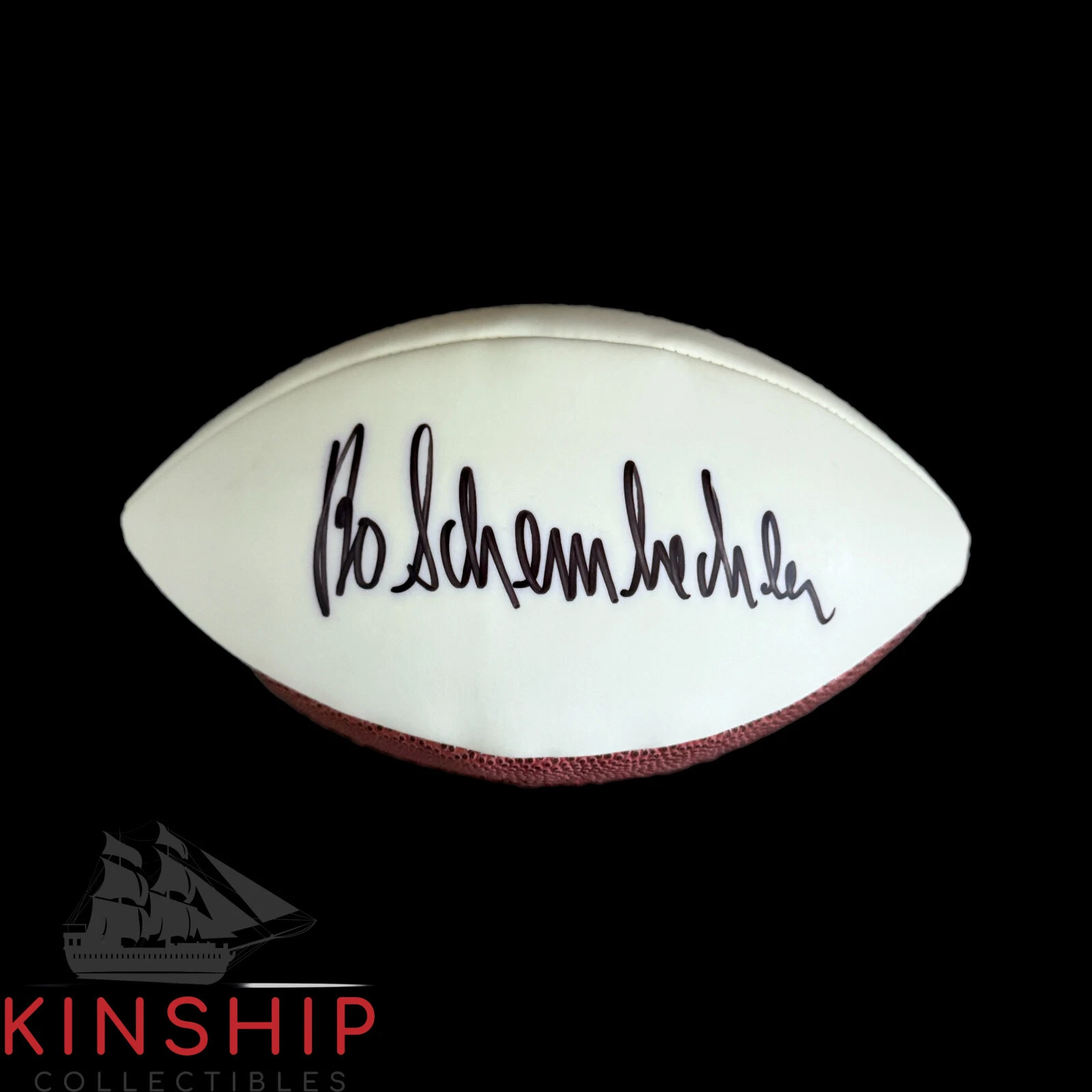 Bo Schembechler signed Mini Football JSA COA Michigan Coach Auto Rare A3827