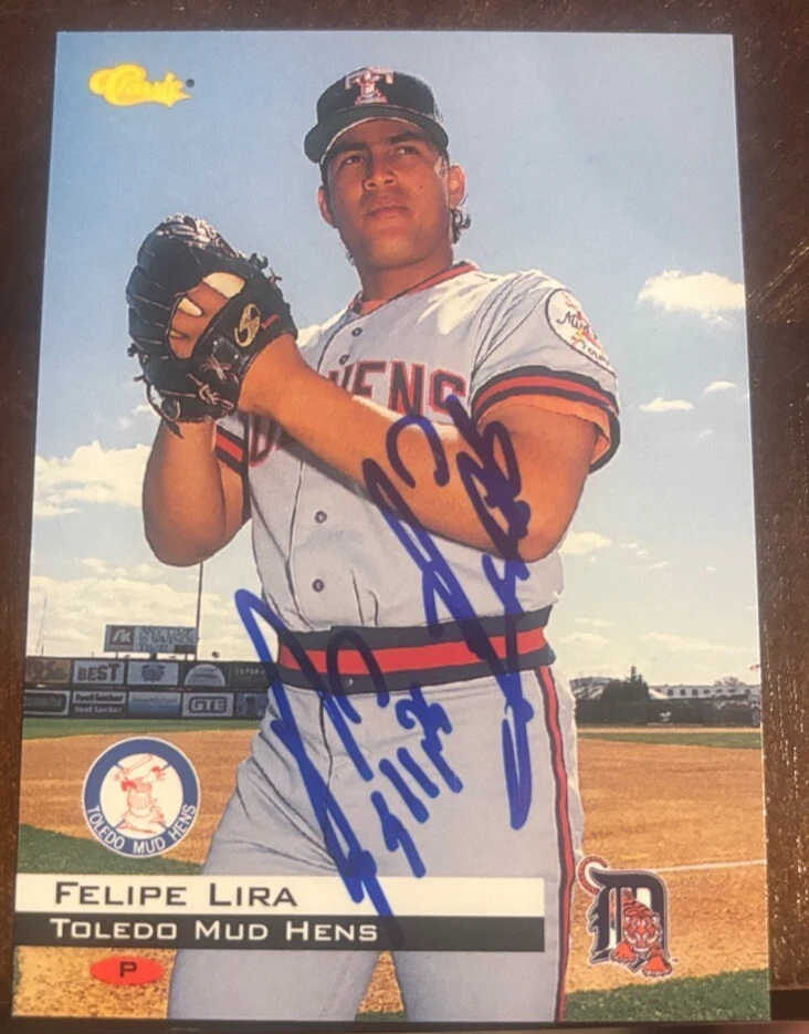 Felipe Lira signed autographed baseball card Tigers 1994 Classic #2 Rookie