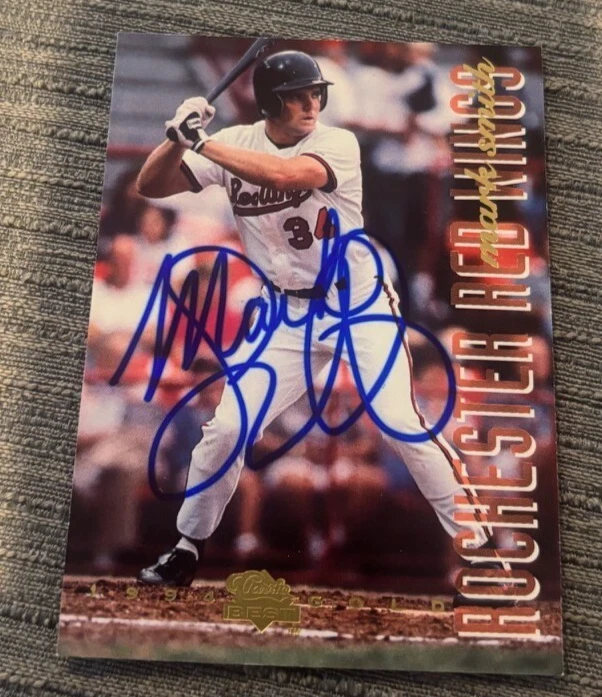 1994 Classic Best Gold Minor League Mark Smith signed autographed Red Wings card