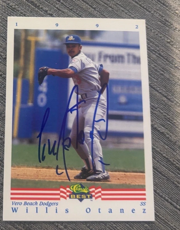 1992 CLASSIC BEST #356 WILLIS OTANEZ SIGNED AUTOGRAPHED CARD COLLECTIBLE MEMORABILIA