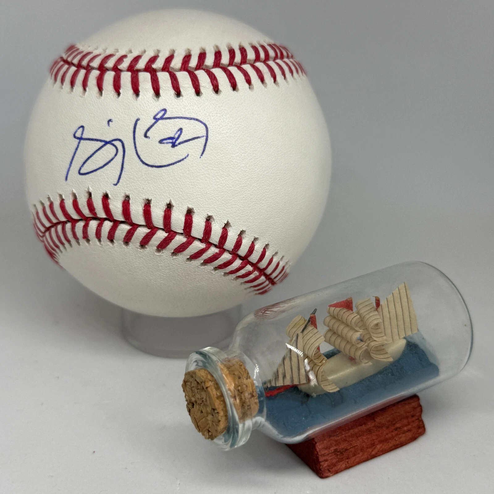 Sidney Crosby signed Rawlings OML Baseball JSA COA Hockey Penguins Auto A3821