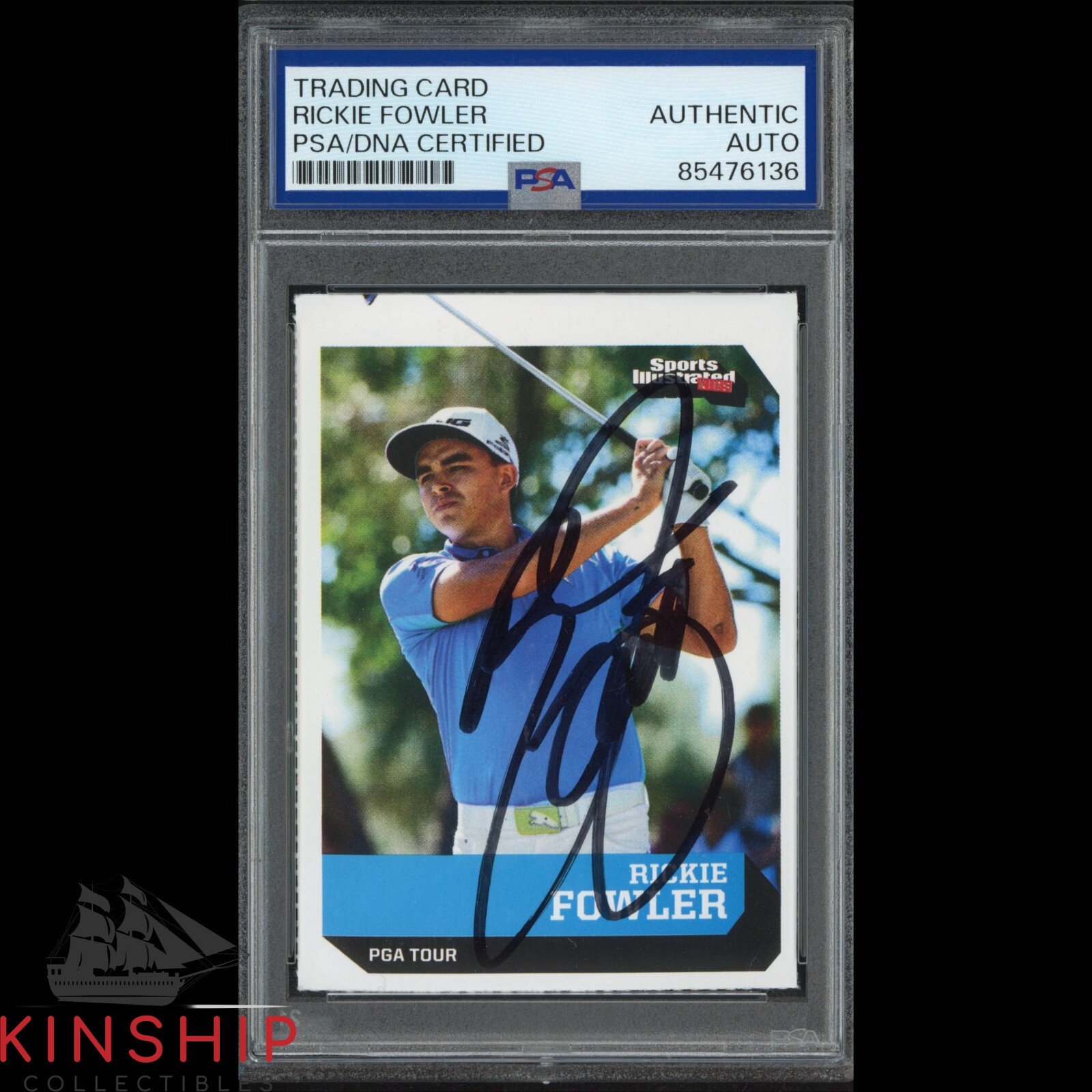 Rickie Fowler signed 2016 Sports Illustrated Card PSA DNA PGA Masters Auto C4334