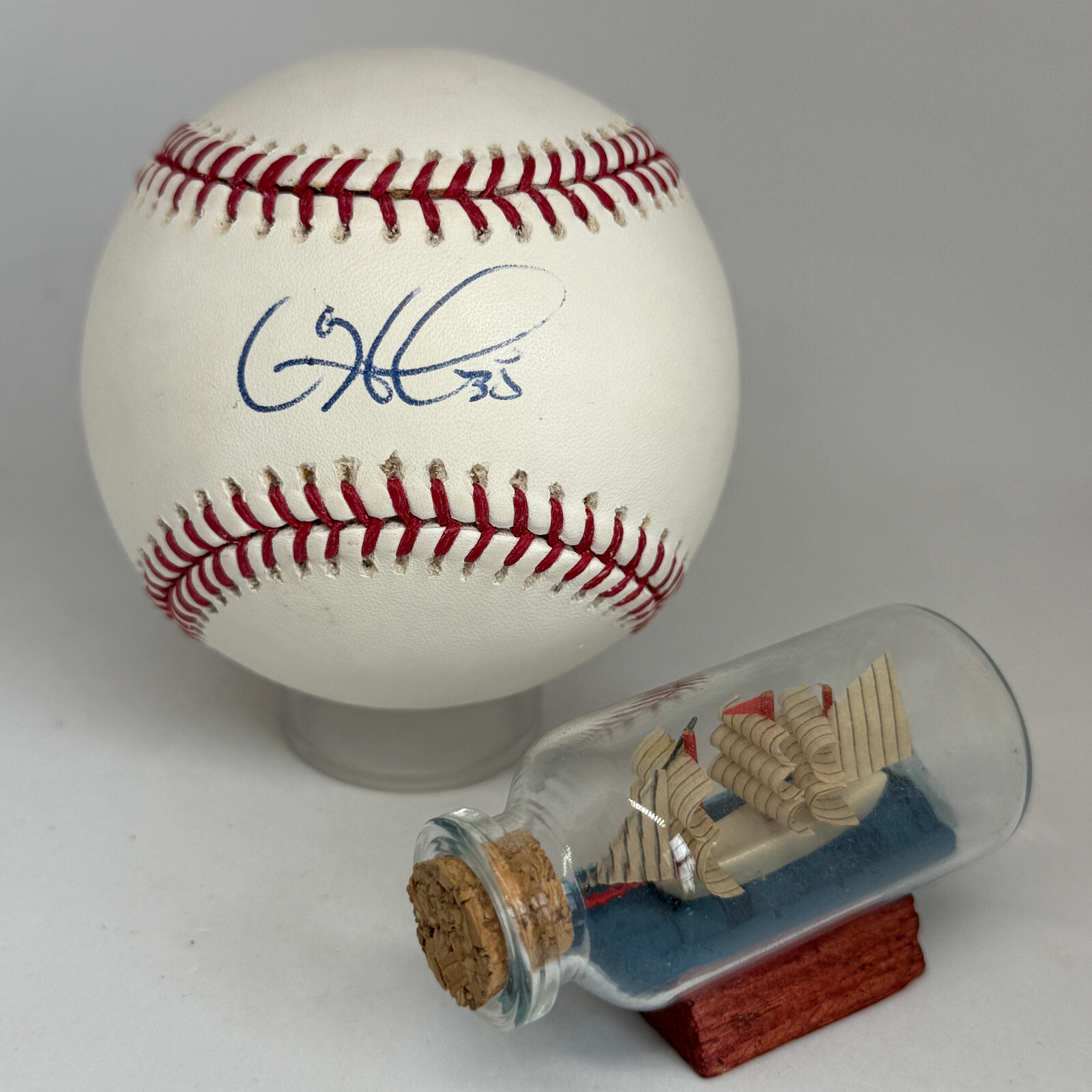 Cole Hamels signed Rawlings OML Baseball JSA COA Phillies World Series A3846