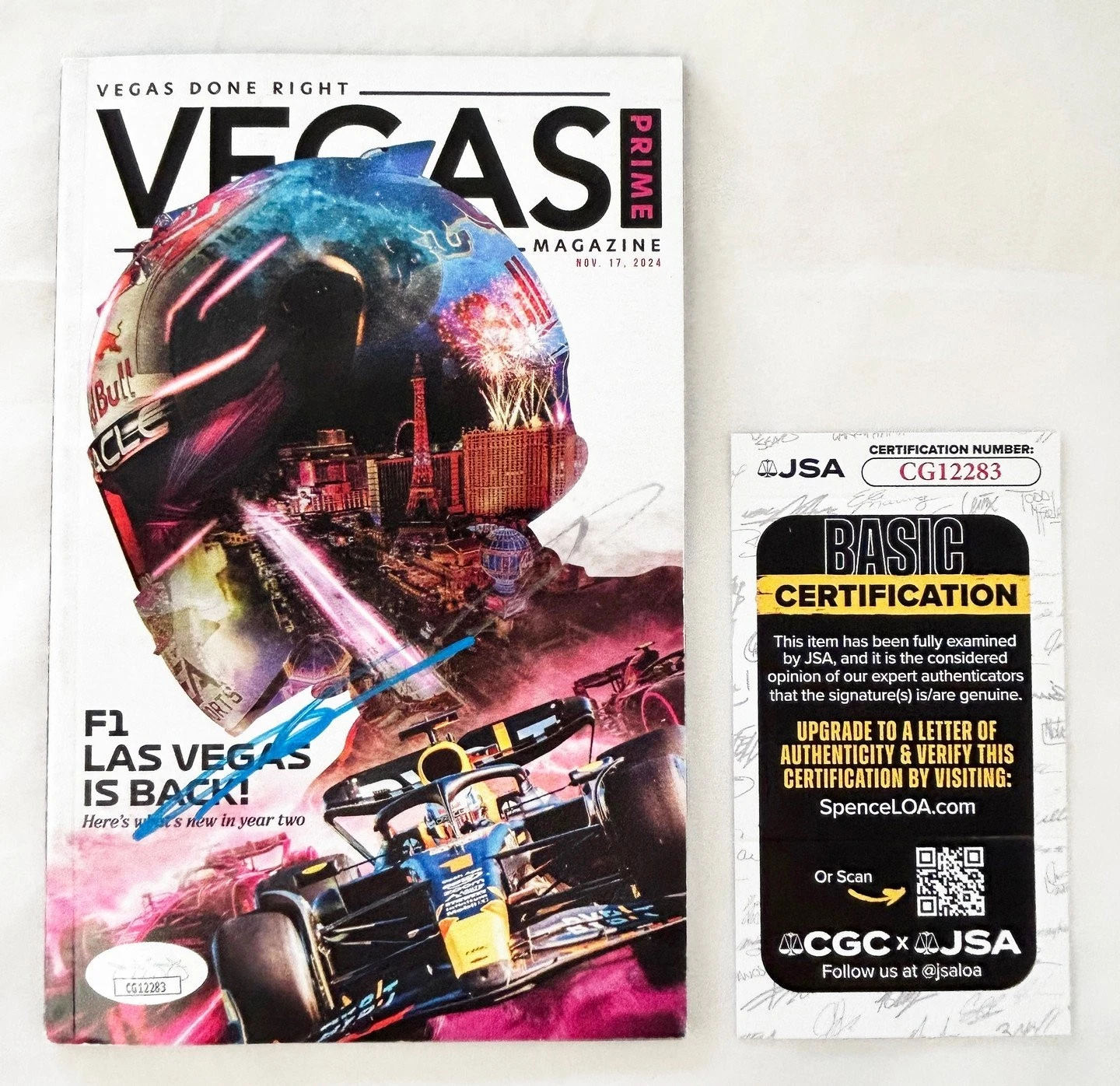 George Russell Signed Program 2024 Las Vegas GP Champion Mercedes F1 Formula ...