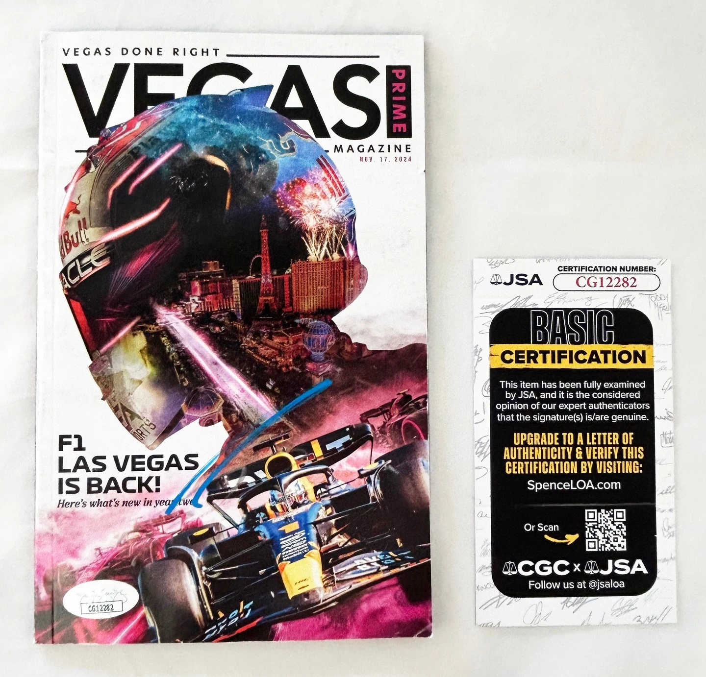 George Russell Signed Program 2024 Las Vegas GP Champion Mercedes F1 Formula ...