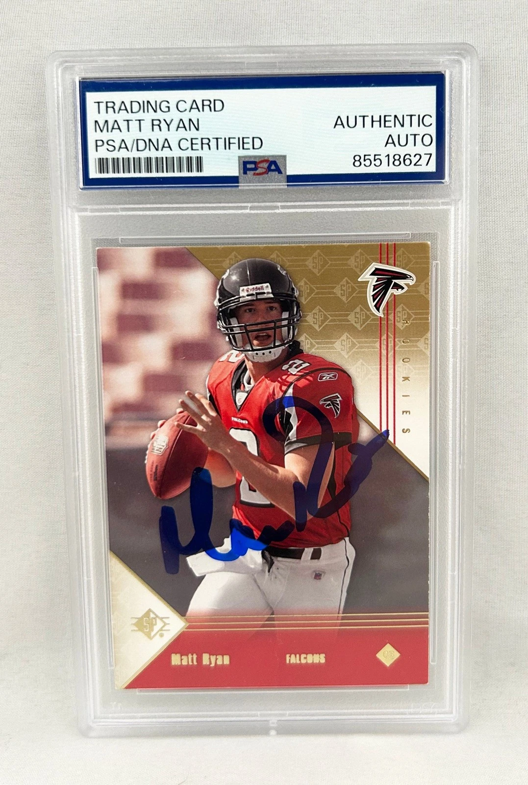 Matt Ryan Signed Card 2008 Upper Deck SP #143 PSA/DNA Atlanta Falcons COA