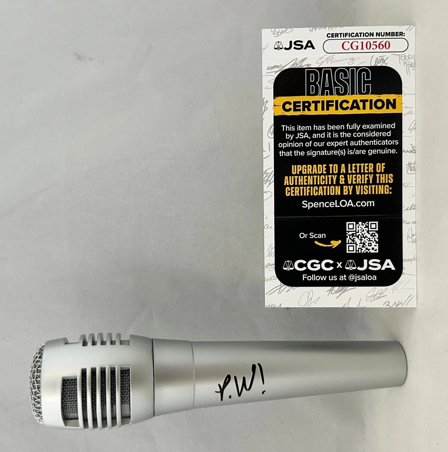 Pharrell Williams Signed Microphone JSA COA
