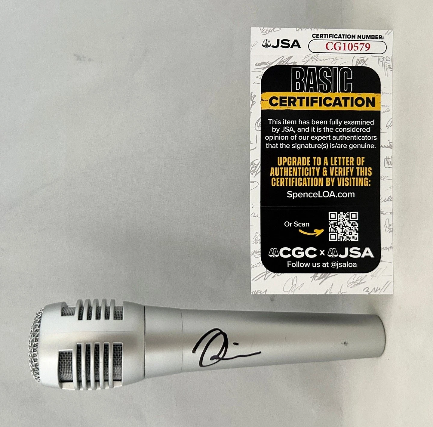 Rivers Cuomo Signed Microphone Weezer JSA 1 COA