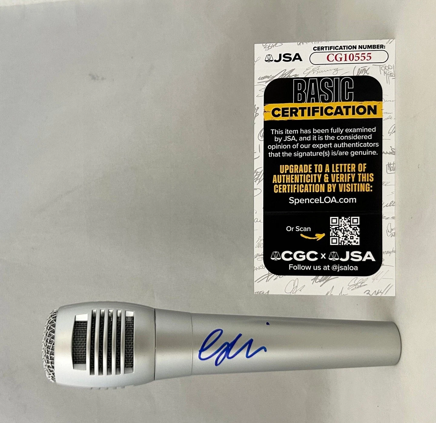 Geri Halliwell Signed Microphone Ginger Spice Girls JSA COA