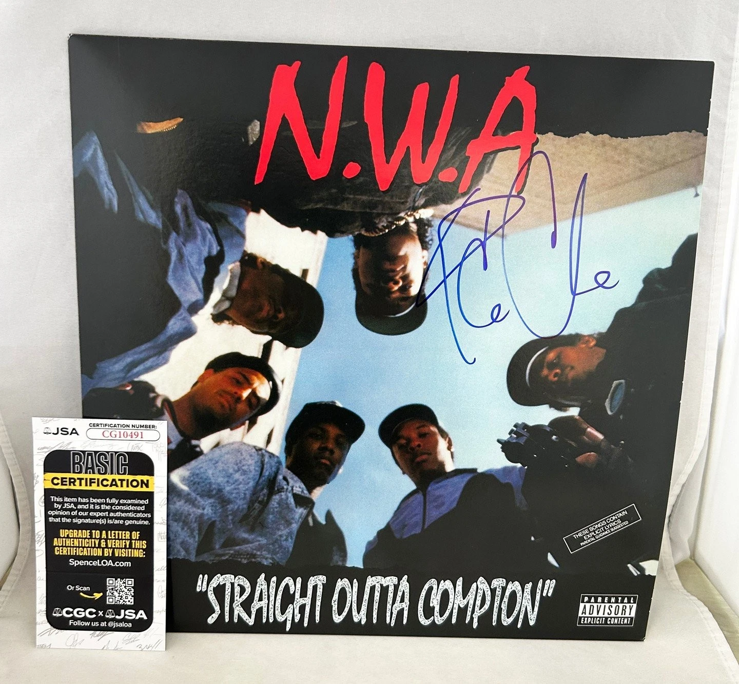 Ice Cube Signed Vinyl LP Album JSA COA