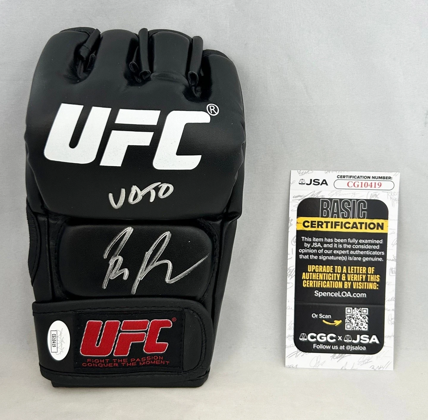 Bruce Buffer Signed UFC Glove JSA 3 COA