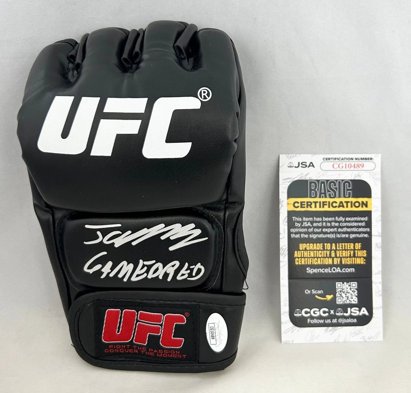 Jorge Masvidal Signed UFC Glove JSA 1 COA