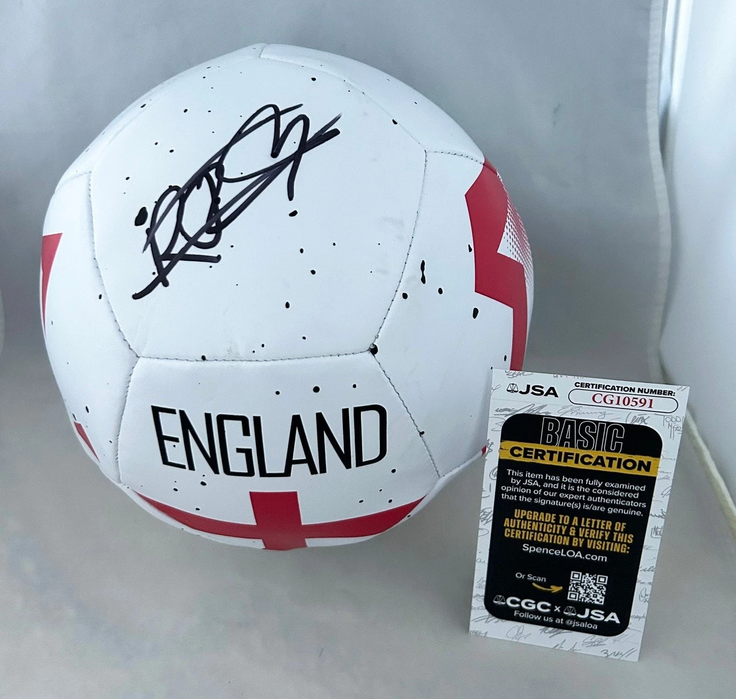 Reece James Soccer Ball England Chelsea JSA COA
