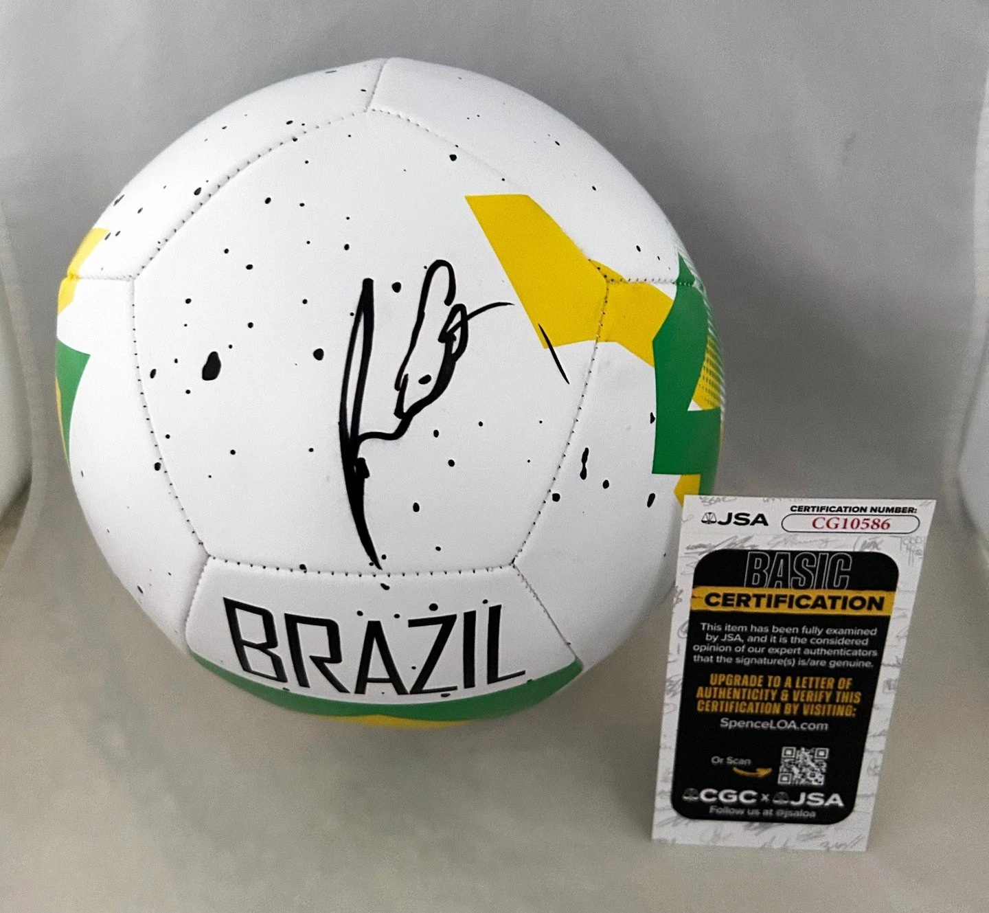 Rodrygo Signed Soccer Ball Brazil Brasil JSA 2 COA