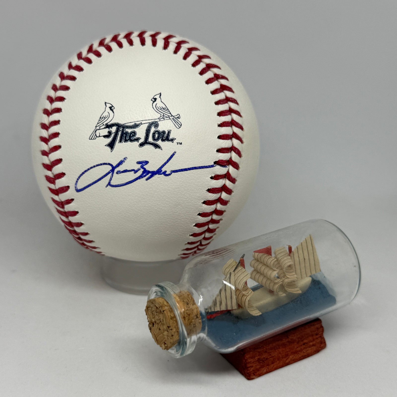 Lance Berkman signed Rawlings 