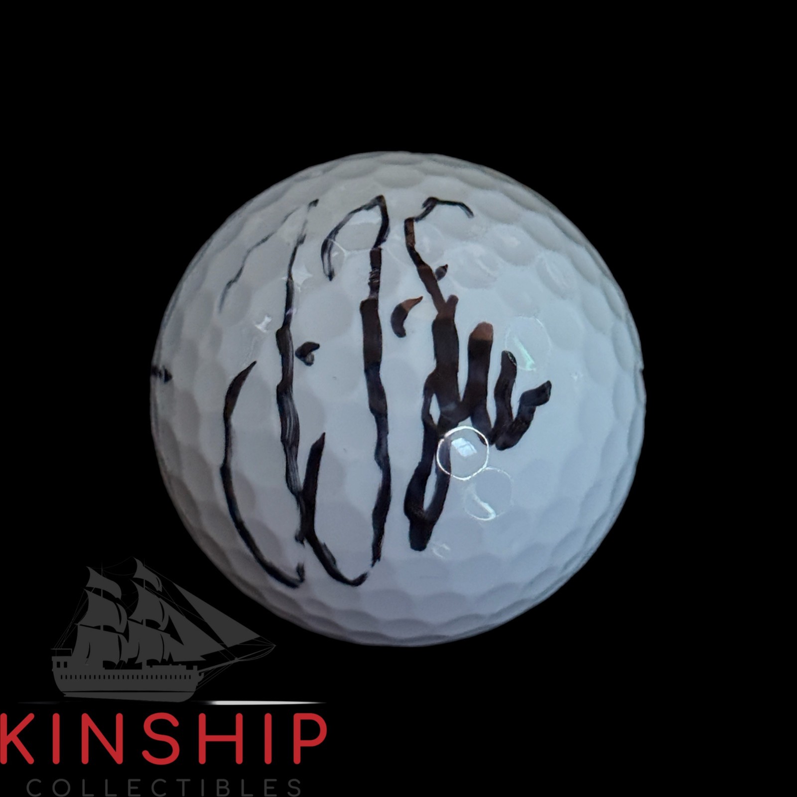 JJ Spaun signed Masters Logo Golf Ball JSA COA US Open PGA Auto Rare A3984