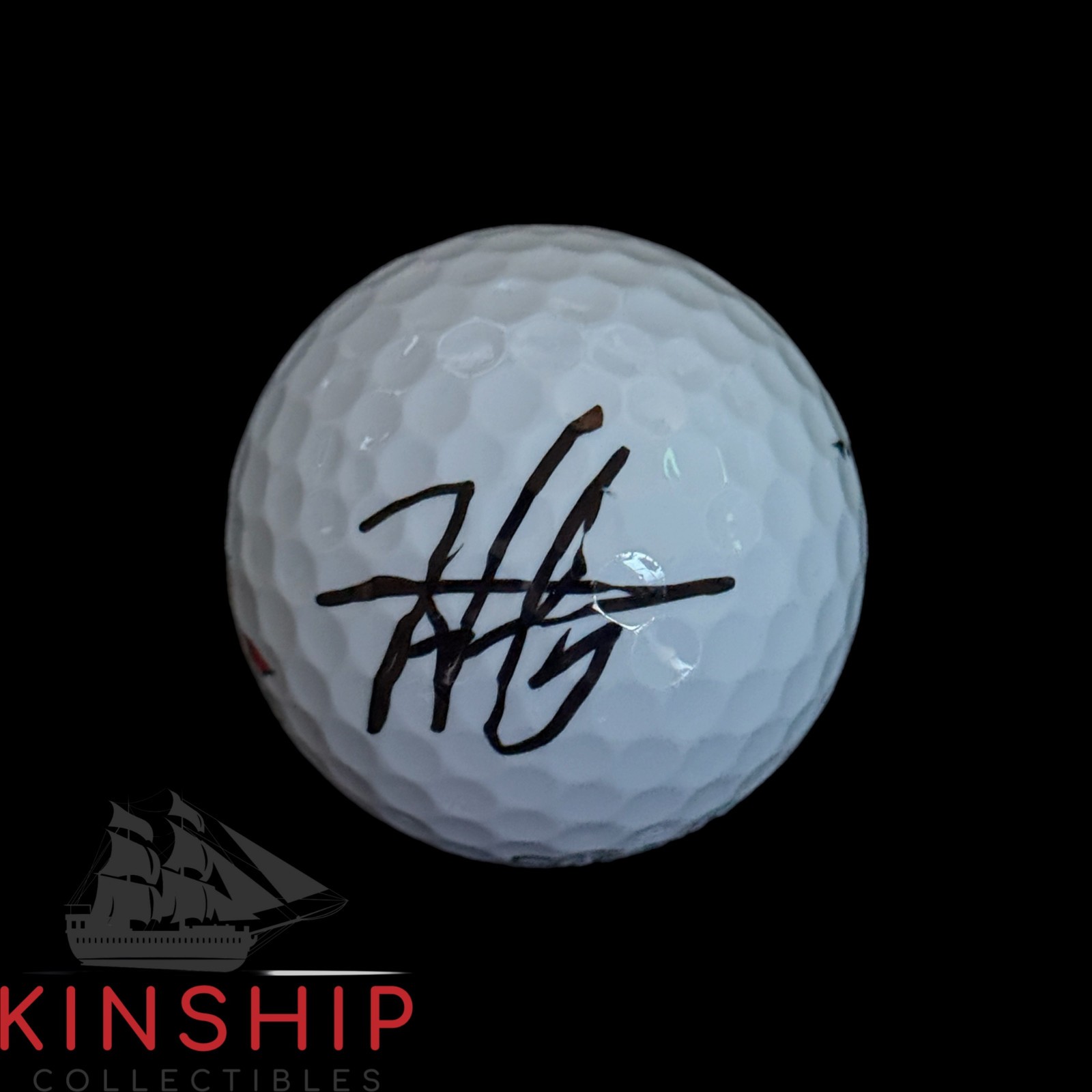 Hideki Matsuyama signed Masters Logo Golf Ball JSA COA PGA Auto A3973