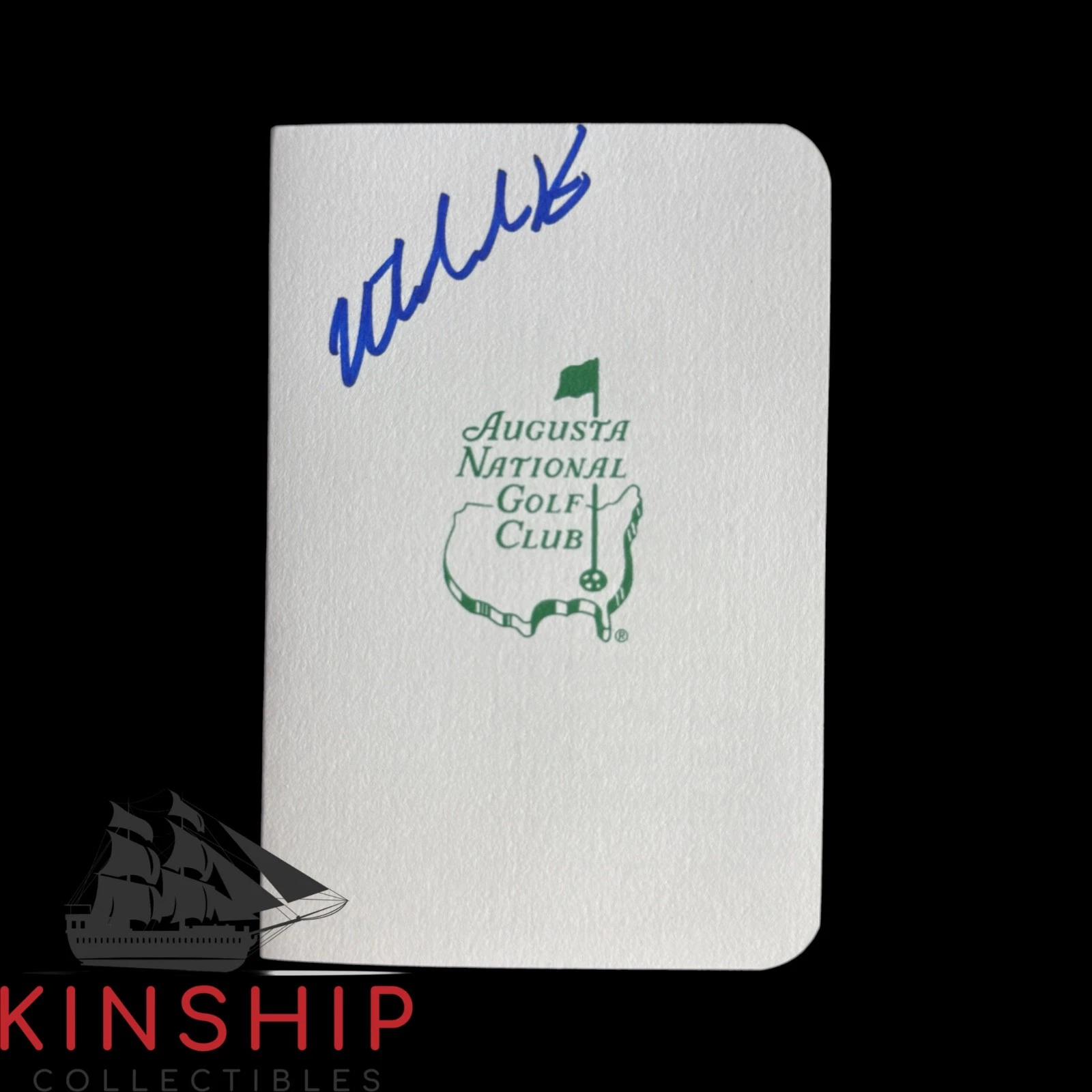 Michael Kim signed Masters Scorecard JSA COA Augusta PGA Golf Auto Z2295