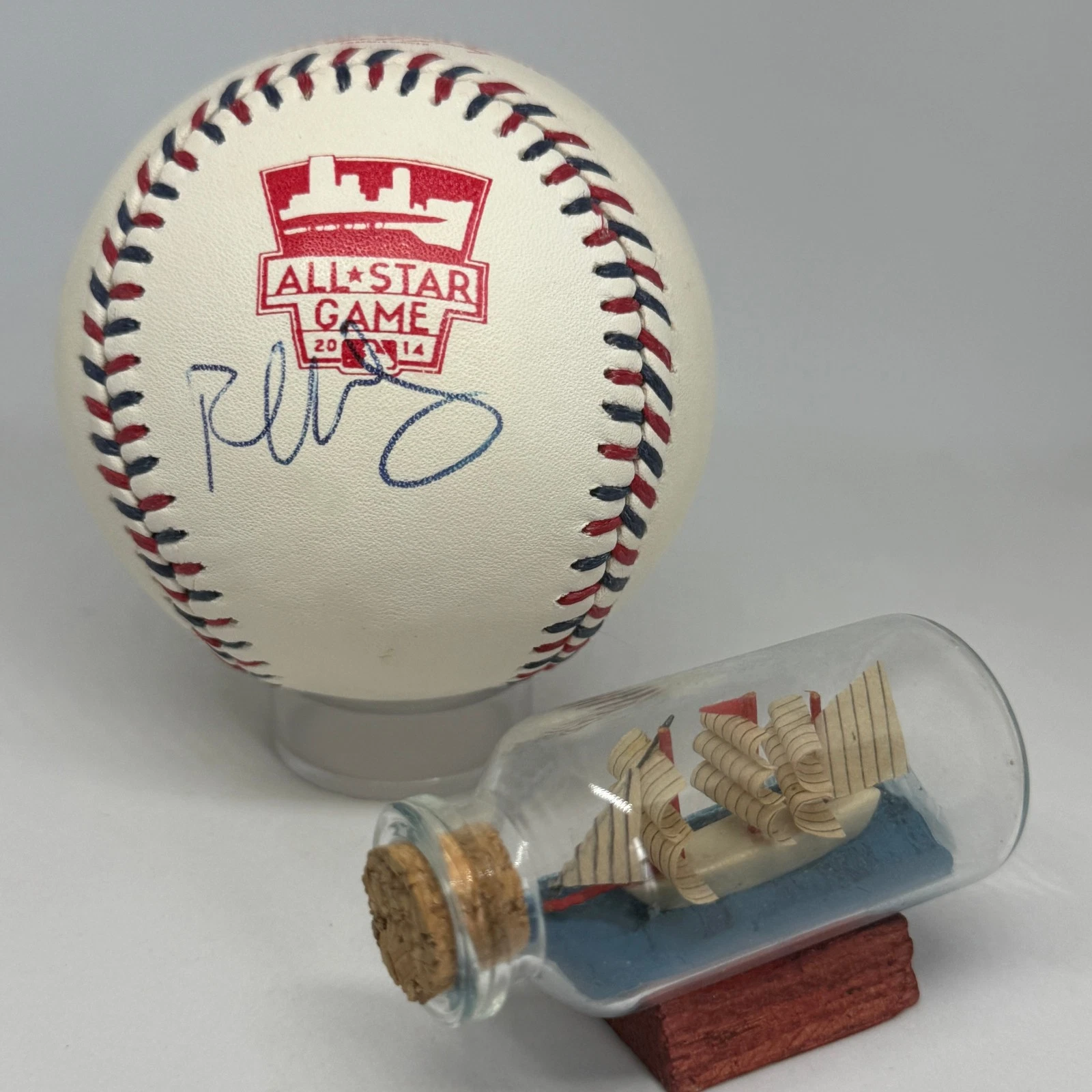Paul Goldschmidt signed Rawlings 2014 All Star Game Logo Baseball JSA COA A4010