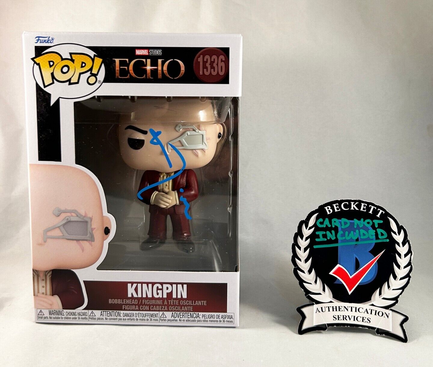 Vincent D'Onofrio Signed Funko Pop Kingpin Beckett BAS 1 COA