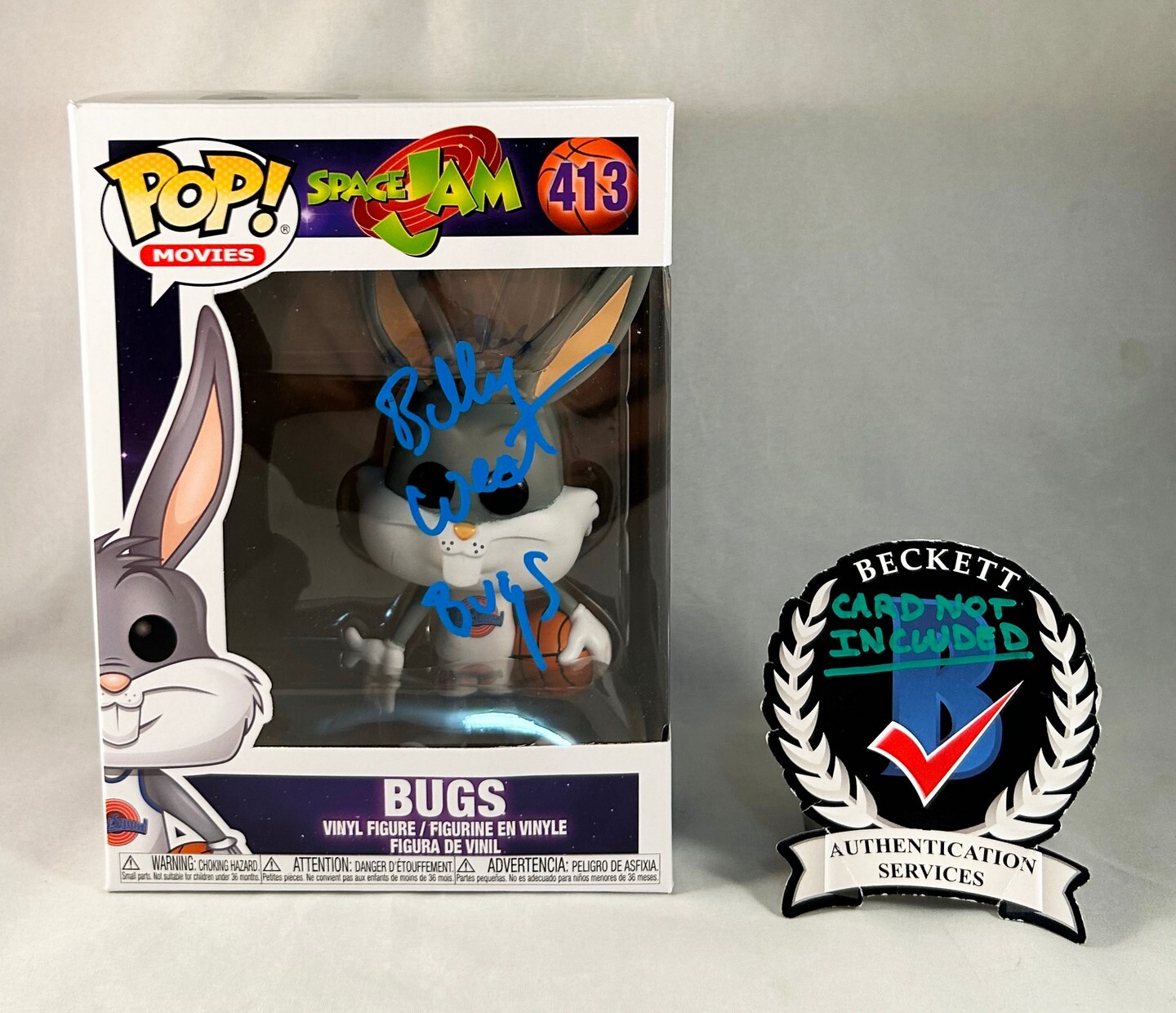 Billy West Signed Funko Pop Bugs Bunny Beckett BAS 1 COA