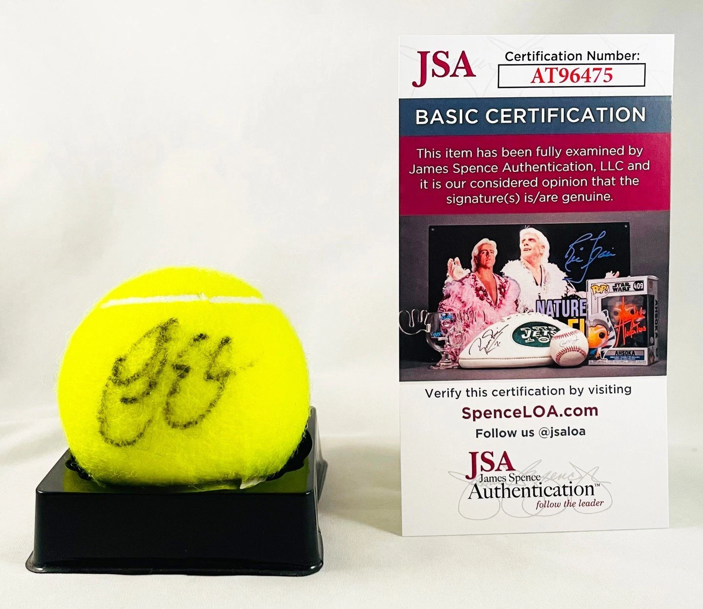 Chris Eubanks Signed Tennis Ball JSA COA