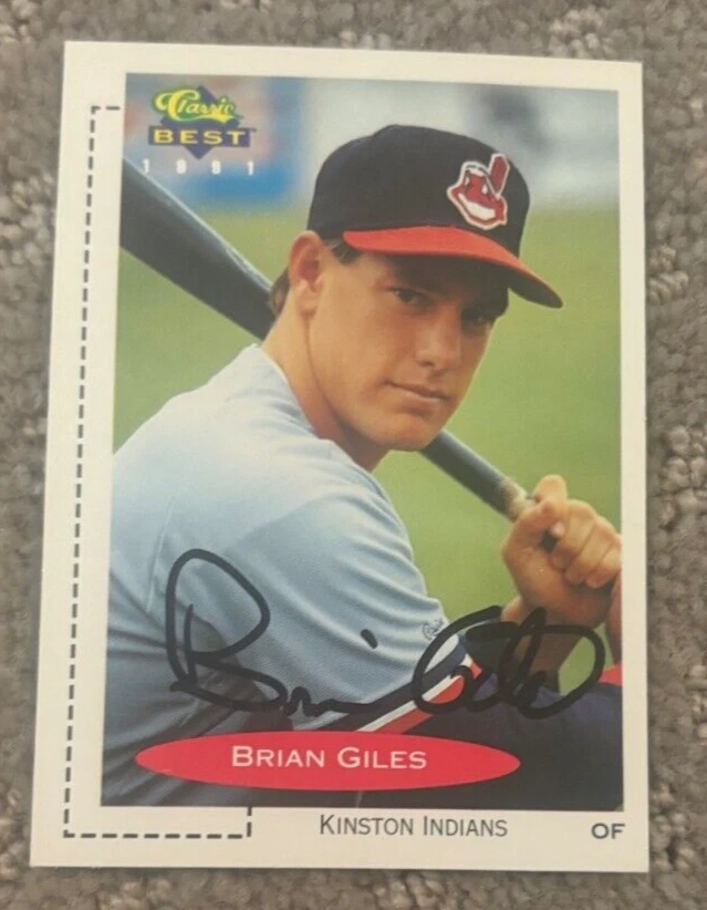 Brian Giles Autographed 1991 Classic Best Card Signed #16 Cleveland Indians