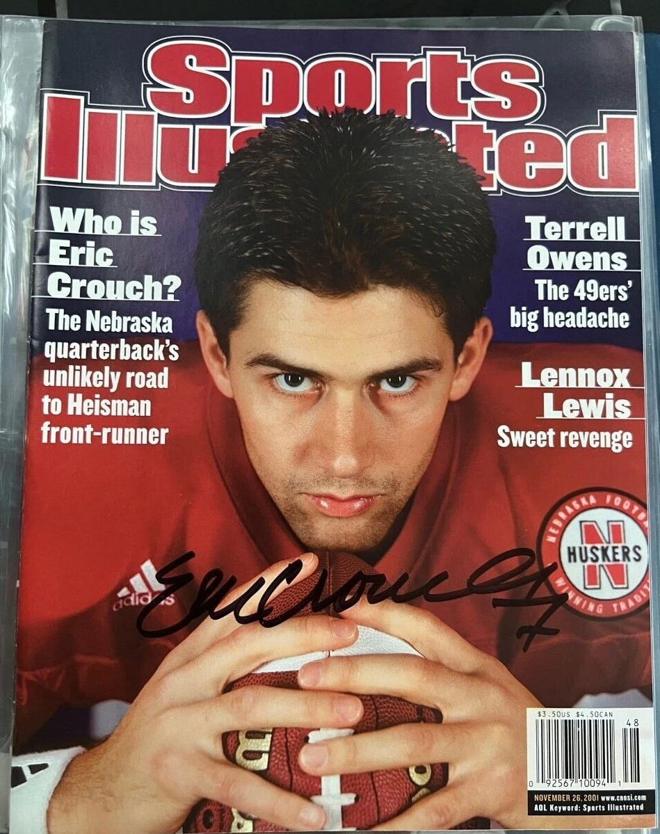 Eric Crouch signed autographed sports illustrated magazine No Label Nebraska