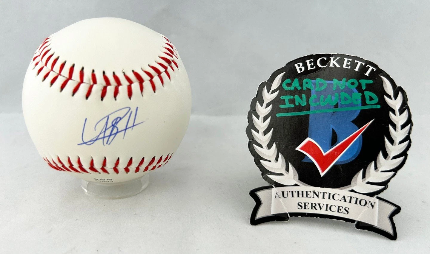 Usain Bolt Signed Baseball Olympics Gold Medalist Beckett BAS COA
