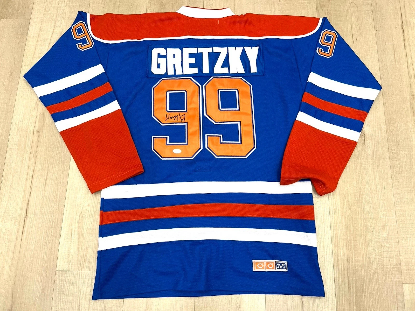 Wayne Gretzky Hand Signed Edmonton Oilers Jersey NHL Hockey GOAT JSA Cert Letter