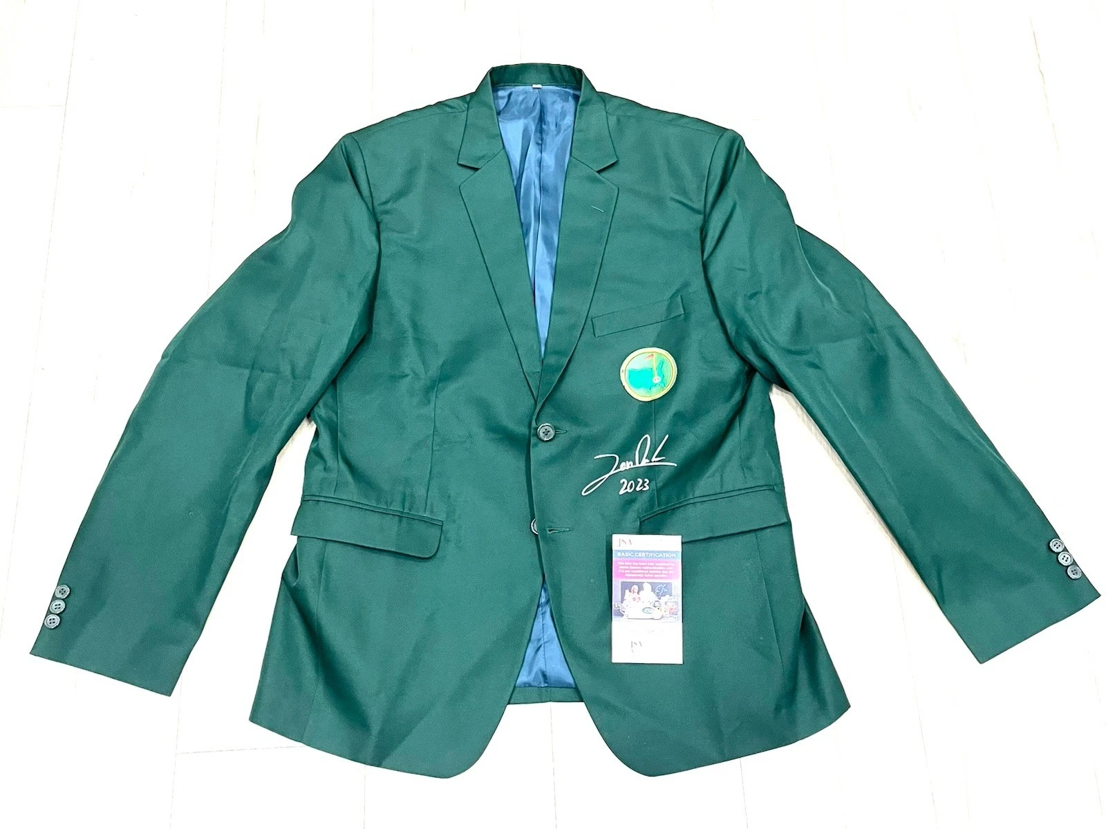 Jon Rahm Hand Signed Masters Jacket PGA Golf JSA Certification